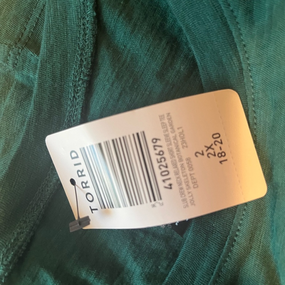 Torrid Teal Sleepwear Top - Picture 4 of 4
